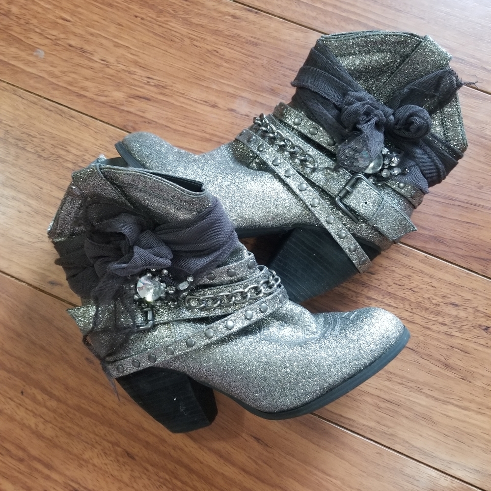 Glitter boots